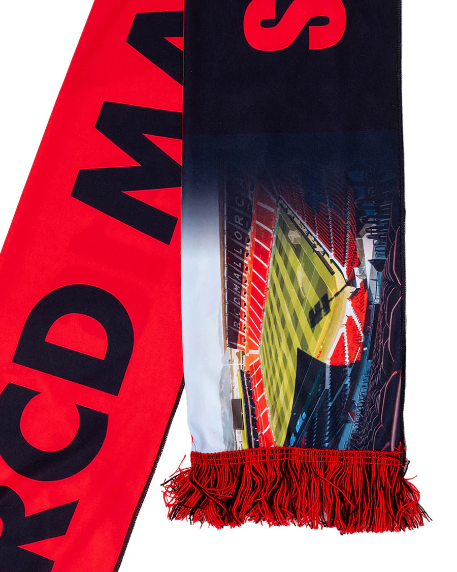 Bufanda Doble Raso Roja - Image 5