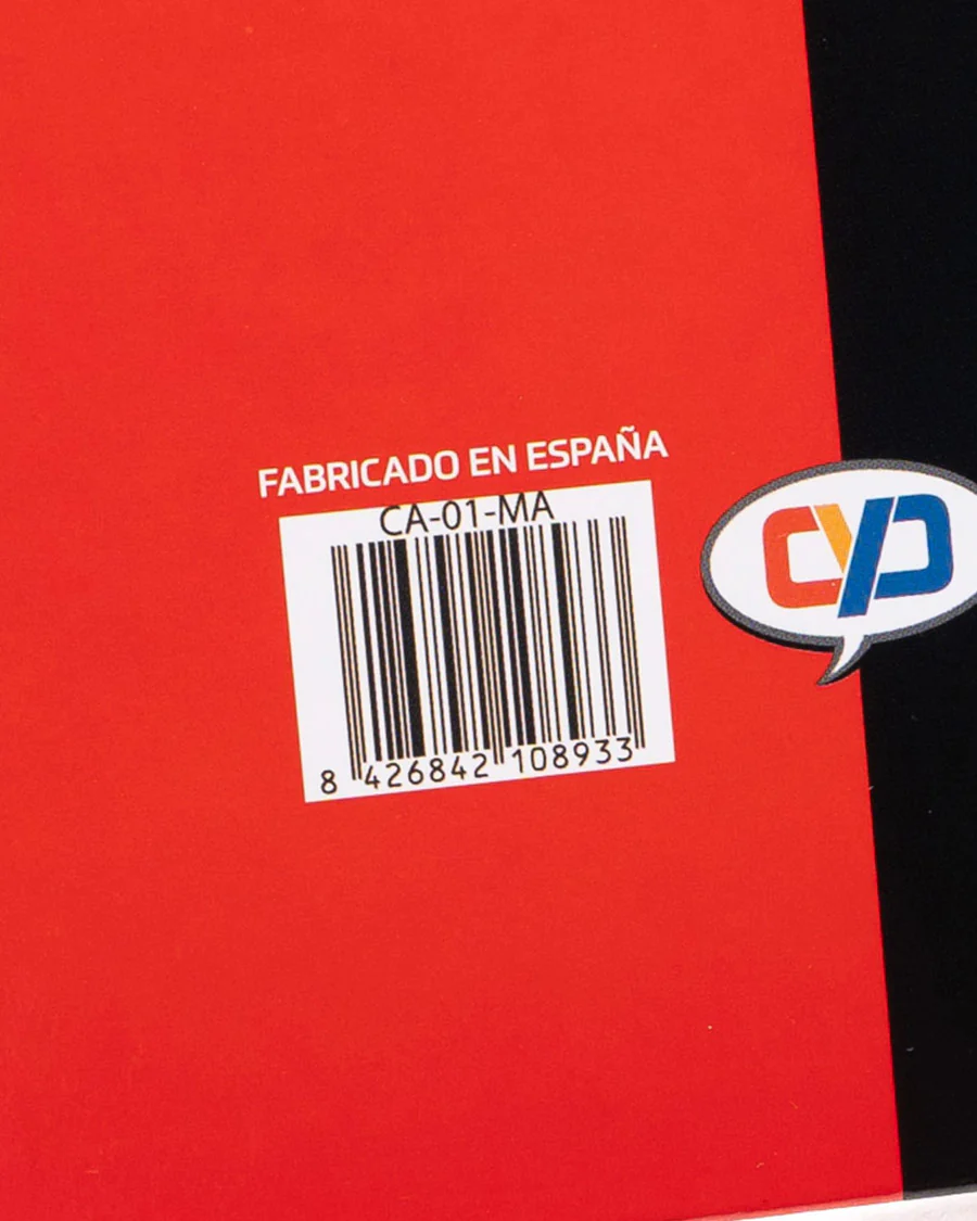 Carpeta Archivador 4 anillas Roja Negra - Image 3