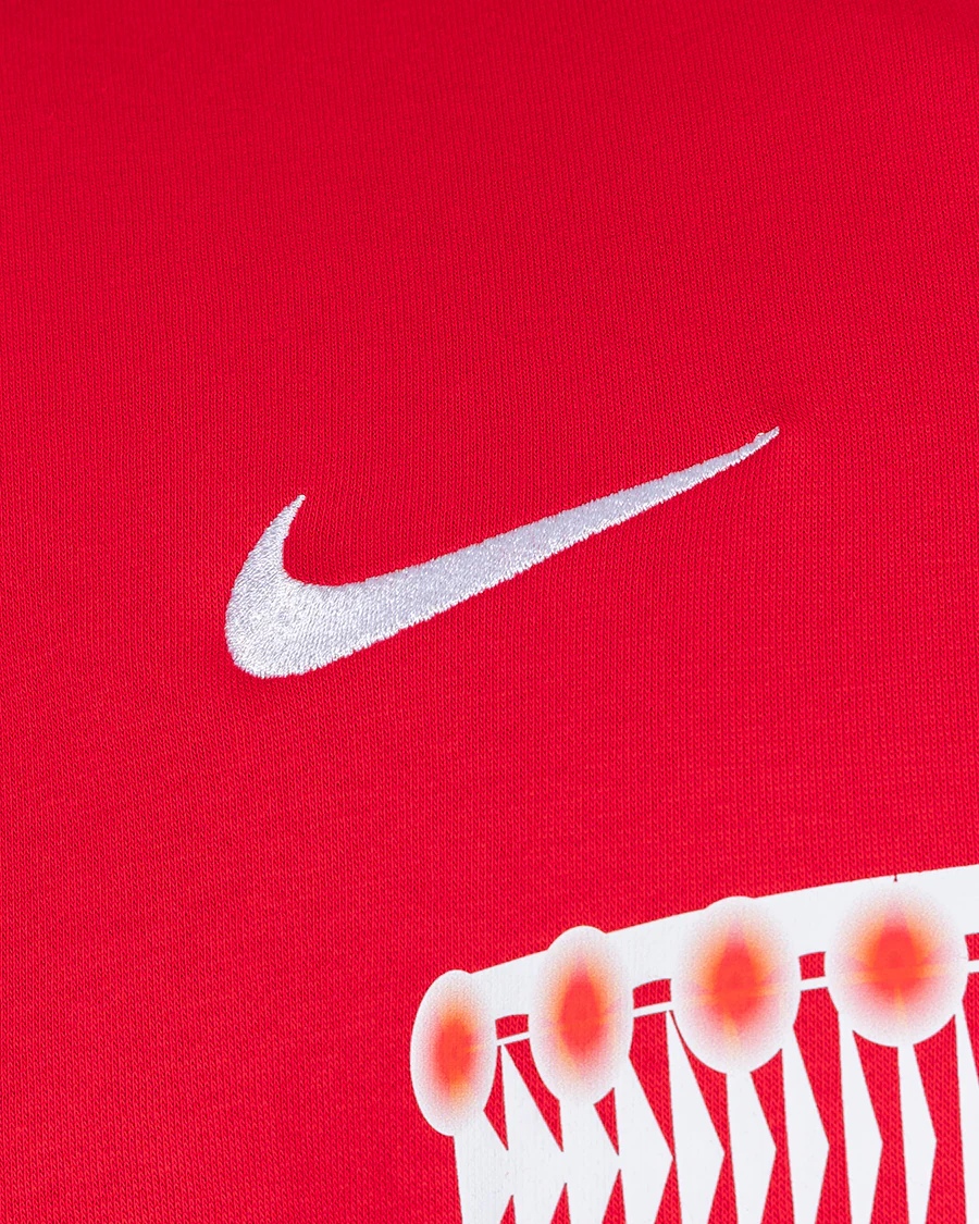 Sudadera con Capucha Fanswear Estadi Mallorca Son Moix Roja - Image 5